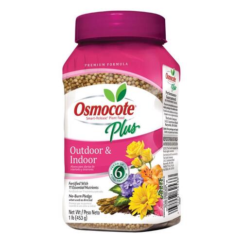 Outdoor and Indoor Plant Food, 1 lb, Solid, 15-9-12 N-P-K Ratio Tan