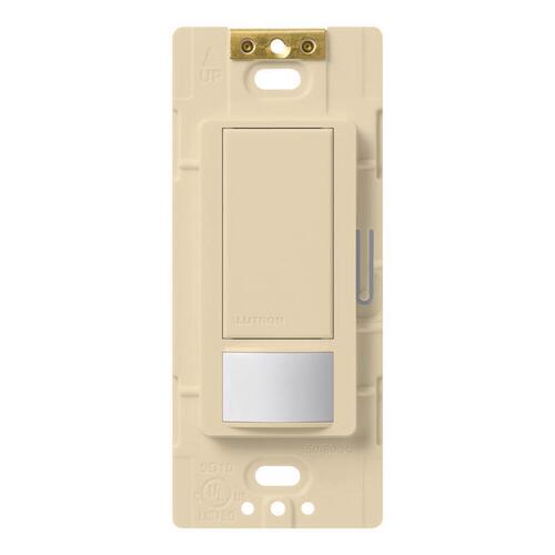 Lutron MS-OPS5MH-IV Triple Combination Switch Maestro Occupancy 5 amps Single Pole Motion Sensor Ivory Ivory