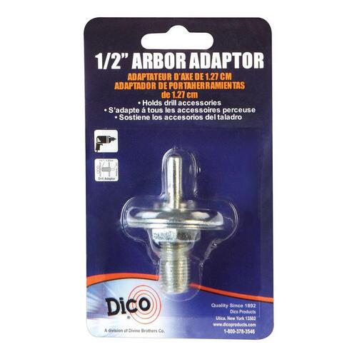 Dico 535-ARBOR Arbor Adapter, Silver, For: Mounting Buffing Wheels