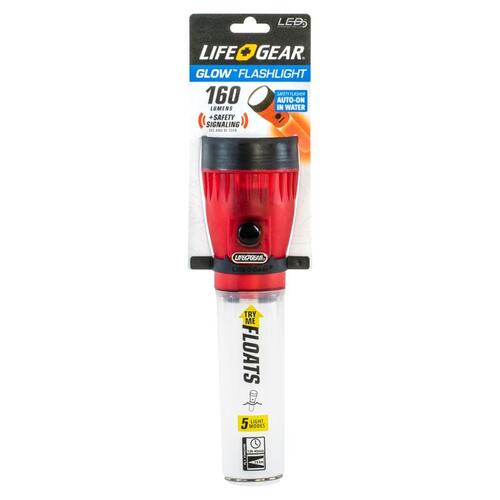 Flashlight Glow 12 lm Red LED AA Battery Red