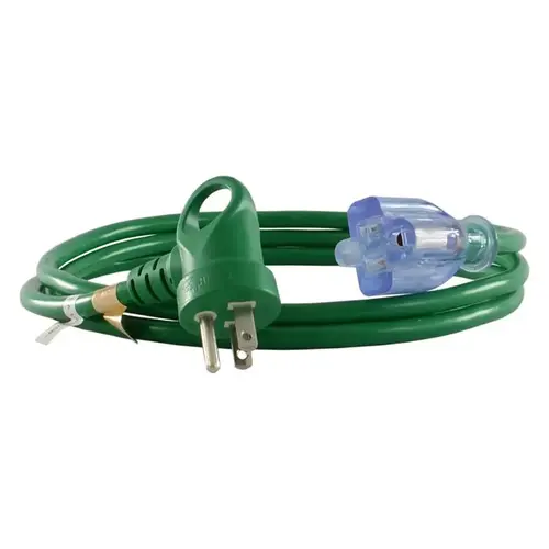 Conntek 24162-072 Extension Cord Indoor 6 ft. L Green 16/3 SJTW Green