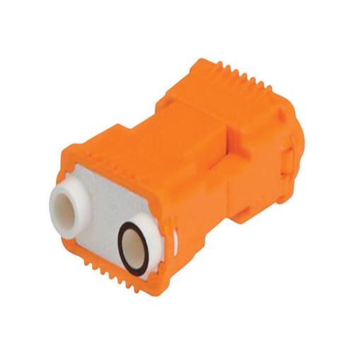 Ideal 30-372 Plug Power Commercial Thermoplastic Disconnector 30 18-12 AWG 2 Wire Orange