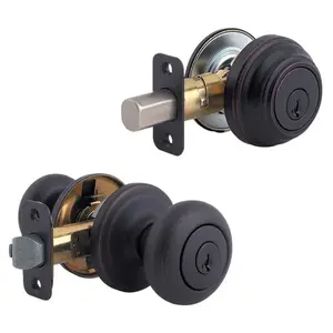 Kwikset SmartKey Juno Venetian Bronze Knob and Single Cylinder Deadbolt ANSI/BHMA Grade 2 KW1 1-3/4 Kwikset SmartKey Juno Venetian Bronze Knob and Single Cylinder Deadbolt ANSI/BHMA Grade 2 KW1 1-3/4