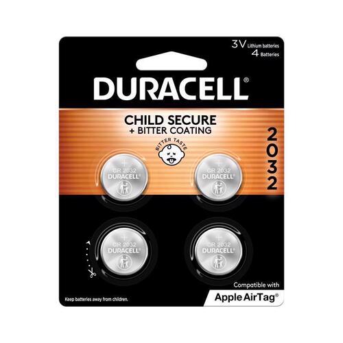 DURACELL DL2032B4PK-XCP6 Security and Electronic Battery Lithium 2032 3 V 225 Ah - pack of 6