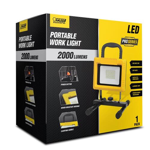Work Light Pro Series 2000 lm LED Corded Stand (H or Scissor)