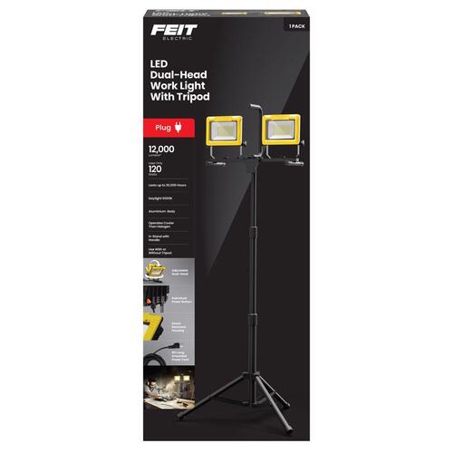 Feit Electric WORK12000XLTPPL Work Light Pro Series 12000 lm LED Corded Tripod