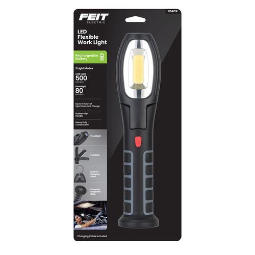 Feit Electric WORK500FLEXBAT Work Light 500 lm LED Battery Handheld
