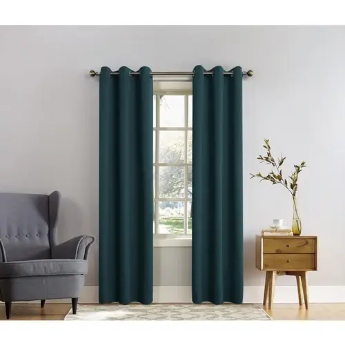 Blackout Curtains Norwich Green 80" W X 84" L Green