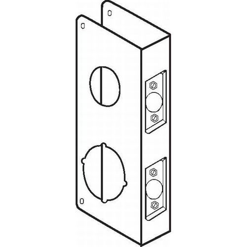 Classic Wrap Around for Double Lock Combination Locksets with Two 2-1/8" Holes 3-5/8" Center with 2-3/4" Backset and 1-3/4" Door Oil Rubbed Bronze Finish