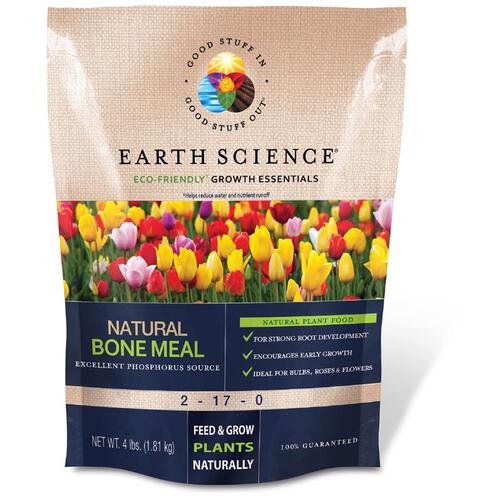 Earth Science 11893-6-XCP6 Bone Meal Growth Essentials Organic Granules 4 lb - pack of 6
