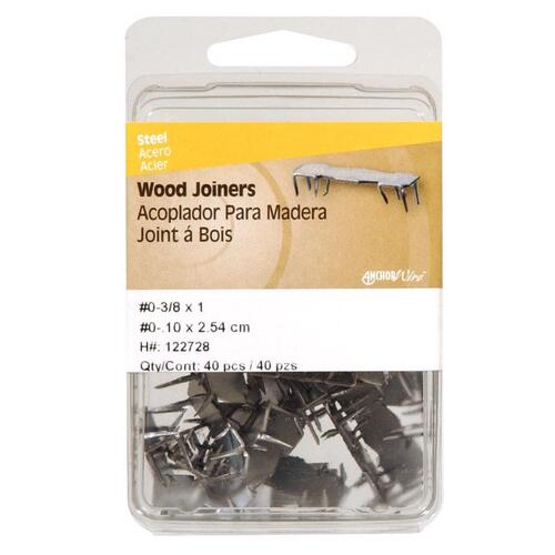 Wood Joiner No. 2 1/2" Galvanized Steel 40 lb Galvanized - pack of 5