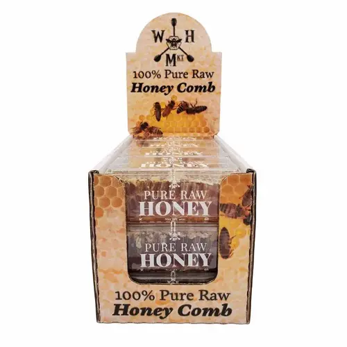 World Honey Market 6010551-XCP12 Honey Comb 4 oz Clamshell - pack of 12