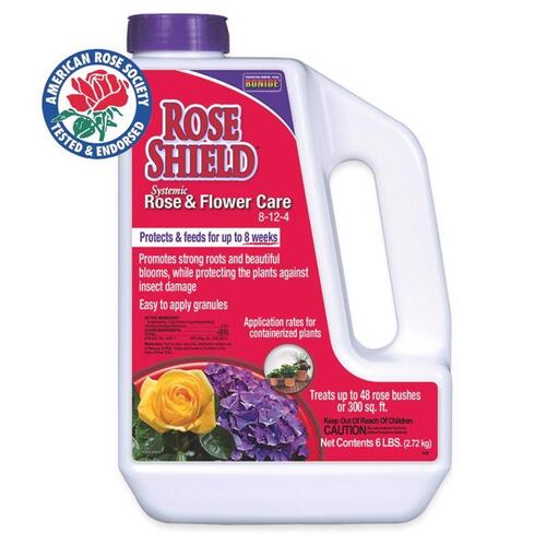 Rose Shield 6 Lb. 8-12-4 Dry Plant Food with Insect Protection