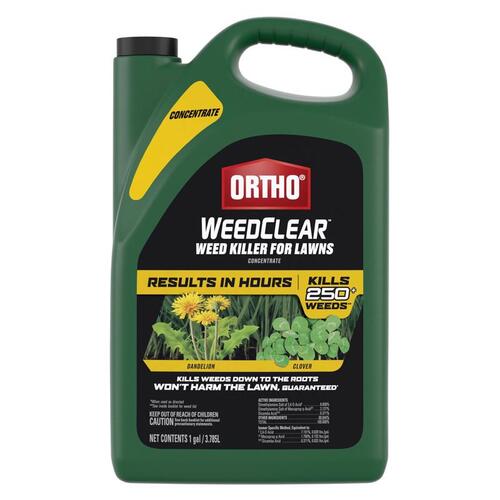 WeedClear Concentrated Lawn Weed Killer, Liquid, Spray Application, 1 gal Bottle