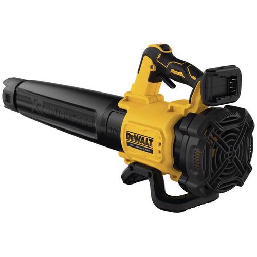 Cordless Brushless Handheld Blower, 20 V Battery, Lithium-Ion Battery, 450 cfm Air, 60 min Run Time Black/Yellow