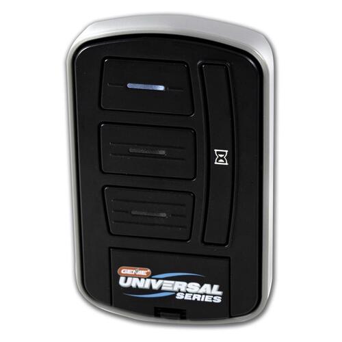 Universal Wall Push Button 3 Door For LiftMaster, Chamberlain, , Overhead Door, Wayne Dal Black