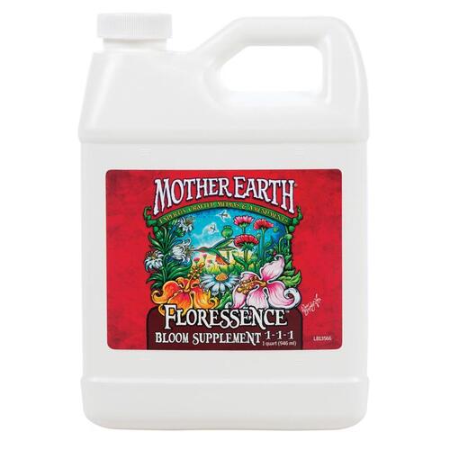 Mother Earth HGC733941 Florescence Bloom Supplement, 1 qt, Liquid, 1-1-1 N-P-K Ratio