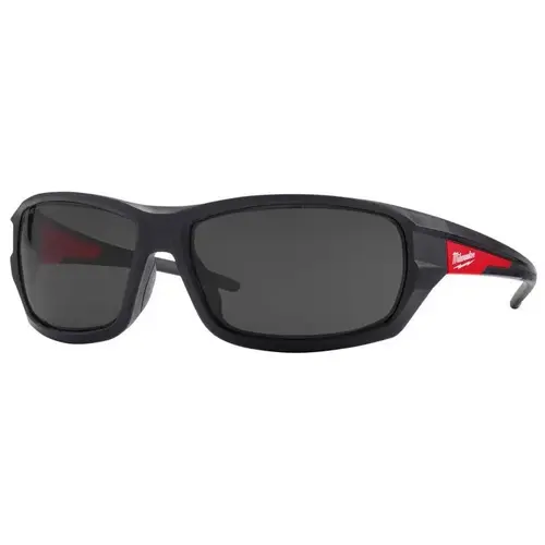 Red & Black Frame High Performance Safety Glasses with Tinted Lenses