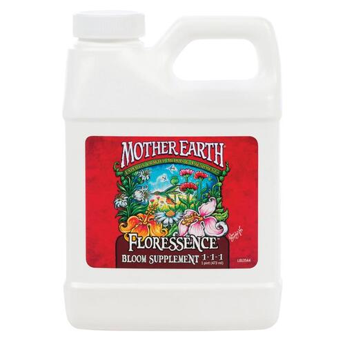 Mother Earth HGC733940 Floressence Bloom Supplement, 1 pt, Liquid, 1-1-1 N-P-K Ratio