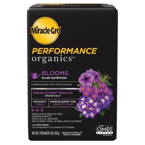 Performance Organics Plant Nutrition, 1 lb Box, Solid, 8-8-8 N-P-K Ratio Dark Brown/Tan