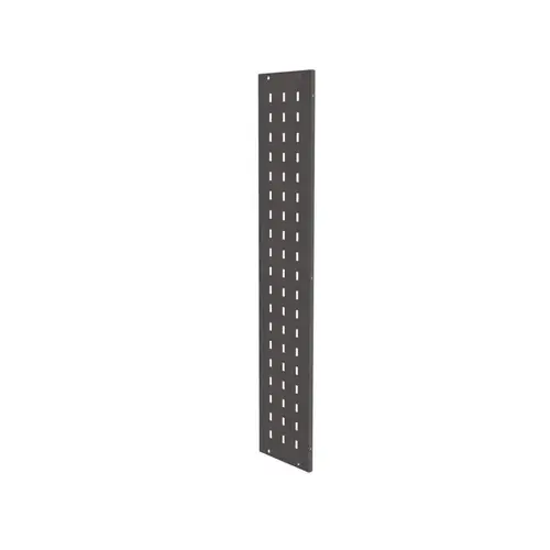 Power Wing Panel 41" H X 8.25" W X 1" L Black Metal Black