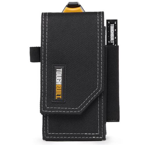 ToughBuilt TB-CT-33P-2BES Tool Bag 3.94" W X 7.28" H Polyester Smart Phone Pouch Black/Gray Black/Gray