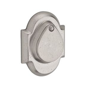Single Cylinder Rustic Arch Deadbolt with 6AL Latch and Dual Strike White Bronze Finish