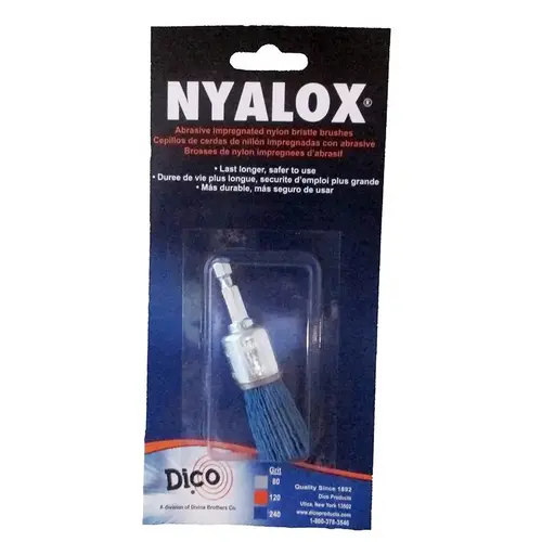 Nyalox 3/4 In. Medium & Fine Drill-Mounted Wire Brush