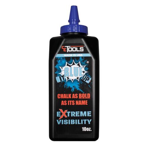 CE Tools CET102B Marking Chalk 10 oz Semi-Permanent Extreme Visibility Blue It Up Blue It Up