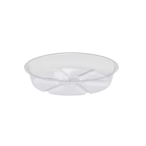 BOND MANUFACTURING CVS008 Plant Saucer 2.5" H X 8" D Plastic Clear Clear