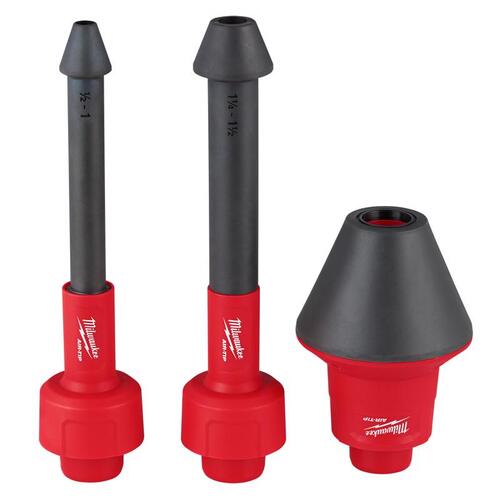 Wet/Dry Vac Attachment Air-Tip Shop Vac Conduit Line Puller Kit Black/Red