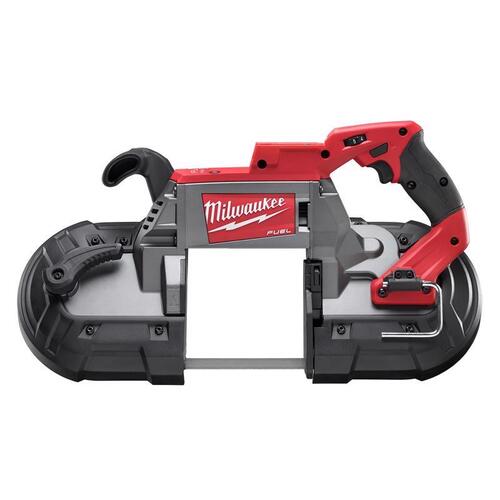 Deep-Cut Band Saw, Tool Only, 18 V Battery, 5 Ah, 44-7/8 in L Blade, 1/2 in W Blade Red