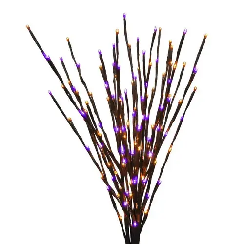 Celebrations LBST100BPLORTWA Halloween Decor Halloween Orange/Purple 32" LED Prelit Burst