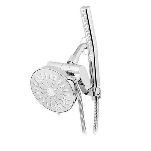 Showerhead Combo BodyWand Spa System with PowerComb Chrome 7 settings 1.8 gpm Chrome