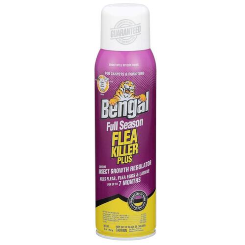 Flea Killer, Liquid, Spray Application, 16 oz Aerosol Can - pack of 12