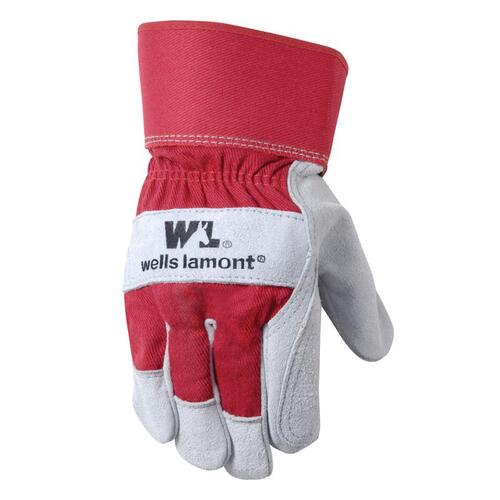 Wells Lamont 7314834-XCP6 Work Gloves Universal Palm Red L Red - pack of 6