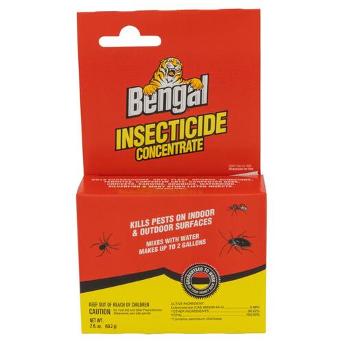 Bengal 33100 Insect Killer, Liquid, Spray Application, 2 oz Box