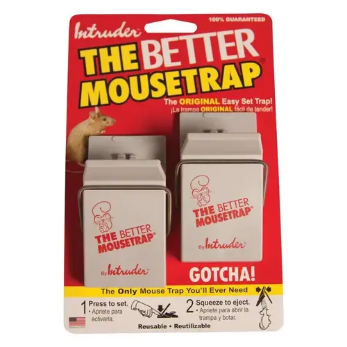 Intruder 16000 Snap Trap The Better Mousetrap Small For Mice Pair