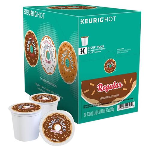 K-Cup Pod, Yes Caffeine, Medium Roast, 12 oz Box - pack of 24