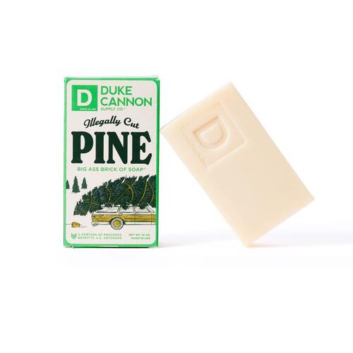 Duke Cannon 01HLDYILLGLPNE Soap Bar Illegally Cut Pine Scent 10 oz