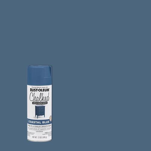 Ultra Matte Spray Paint, Ultra Matte, Coastal Blue, 12 oz, Aerosol Can