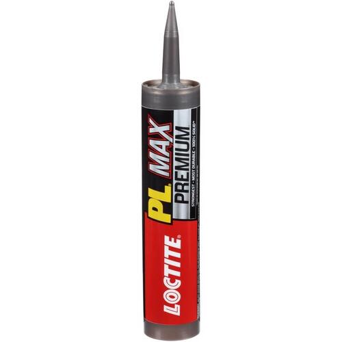 Loctite 2292244 PL PREMIUM MAX Construction Adhesive, Gray, 9 oz Cartridge