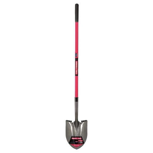 Shovel Tru-Tough 56.75" Steel Round Digging Fiberglass Handle Multi-Colored