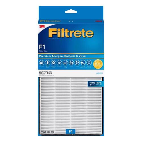 Filtrete FAPF-F1N-4 Air Purifier Filter 12" H X 6.75" W Rectangular HEPA
