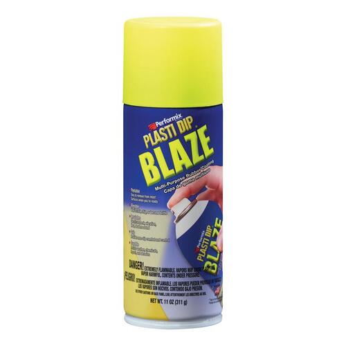Plasti Dip 11222-6 Multi-Purpose Rubber Coating Flat/Matte Blaze Yellow 11 oz oz Blaze Yellow