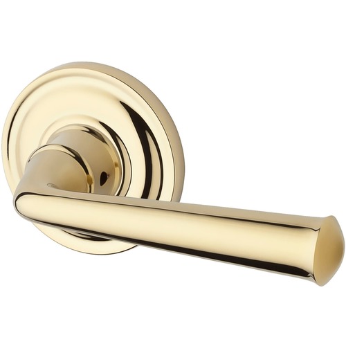 Full Dummy Federal Lever and Traditional Round Rose Lifetime Brass Finish