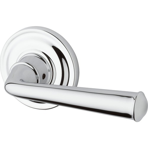 Half Dummy Right Hand Federal Lever and Traditional Round Rose Bright Chrome Finish