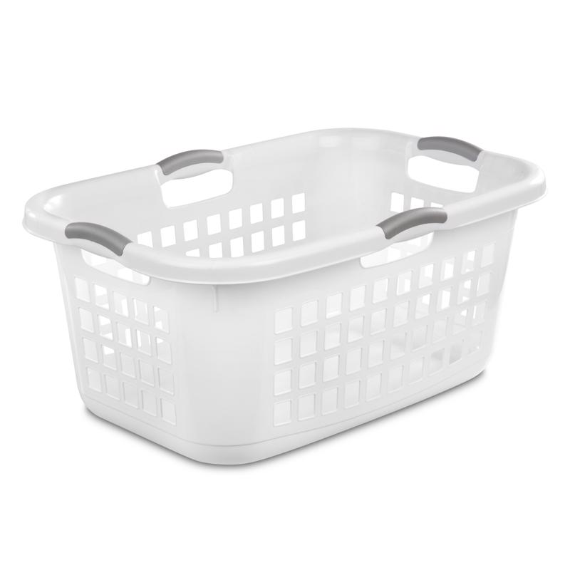 Sterilite 12168006 Laundry Basket White Plastic White