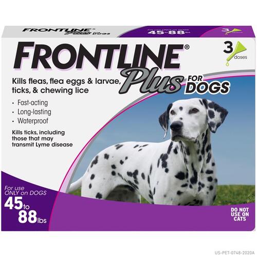 Frontline FL88 Flea and Tick Drops Plus Liquid Dog 9.8% Fibronil, 8.8% (S)-methoprene 0.09 oz