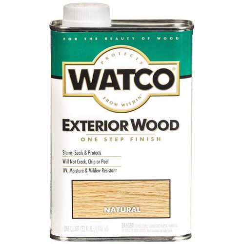 Wood Finish, Natural, Liquid, 1 qt, Can